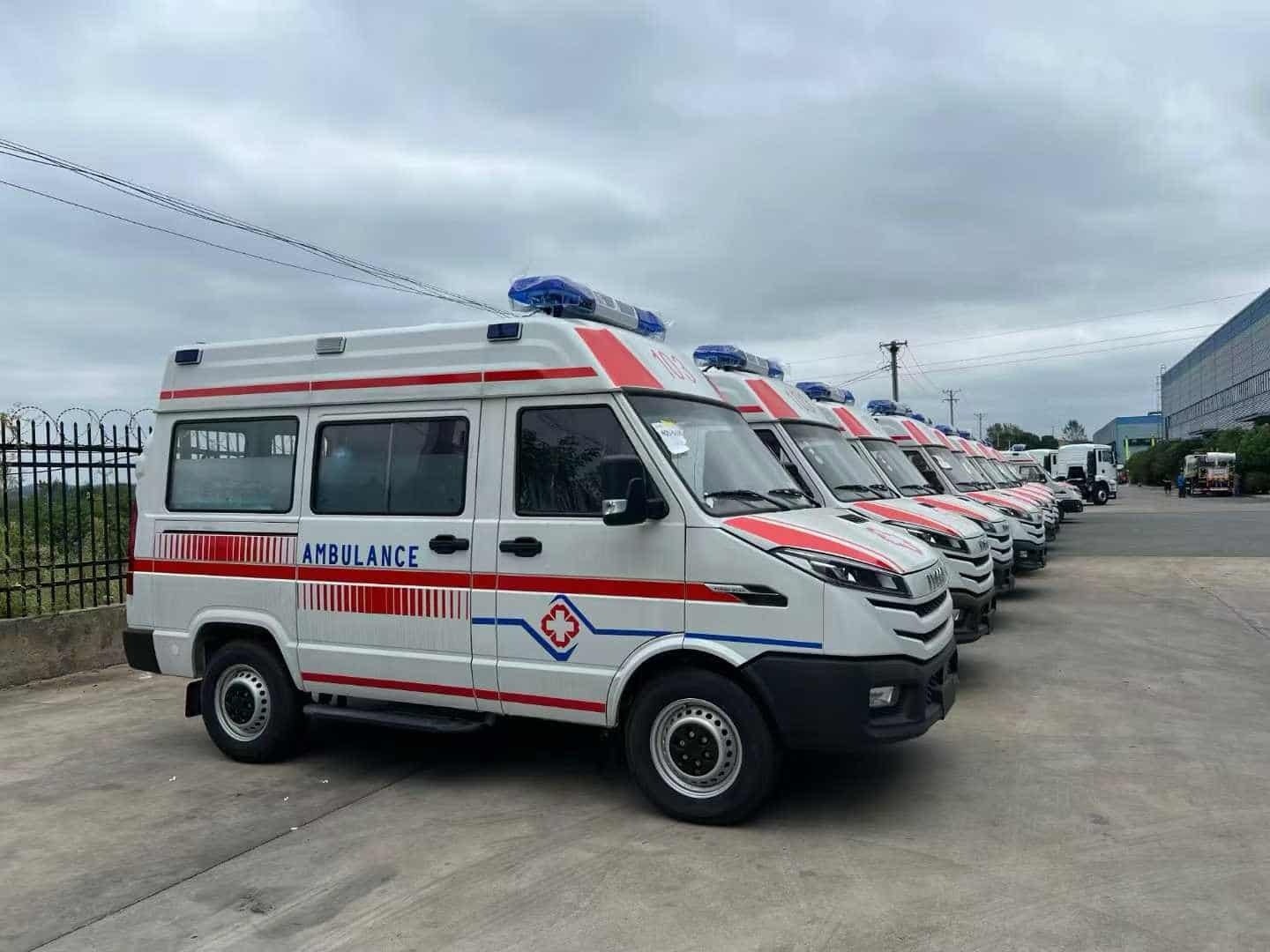 Iveco's proud short-wheelbase, mid-roof ambulance