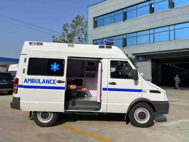 Iveco's proud short-wheelbase, mid-roof ambulance