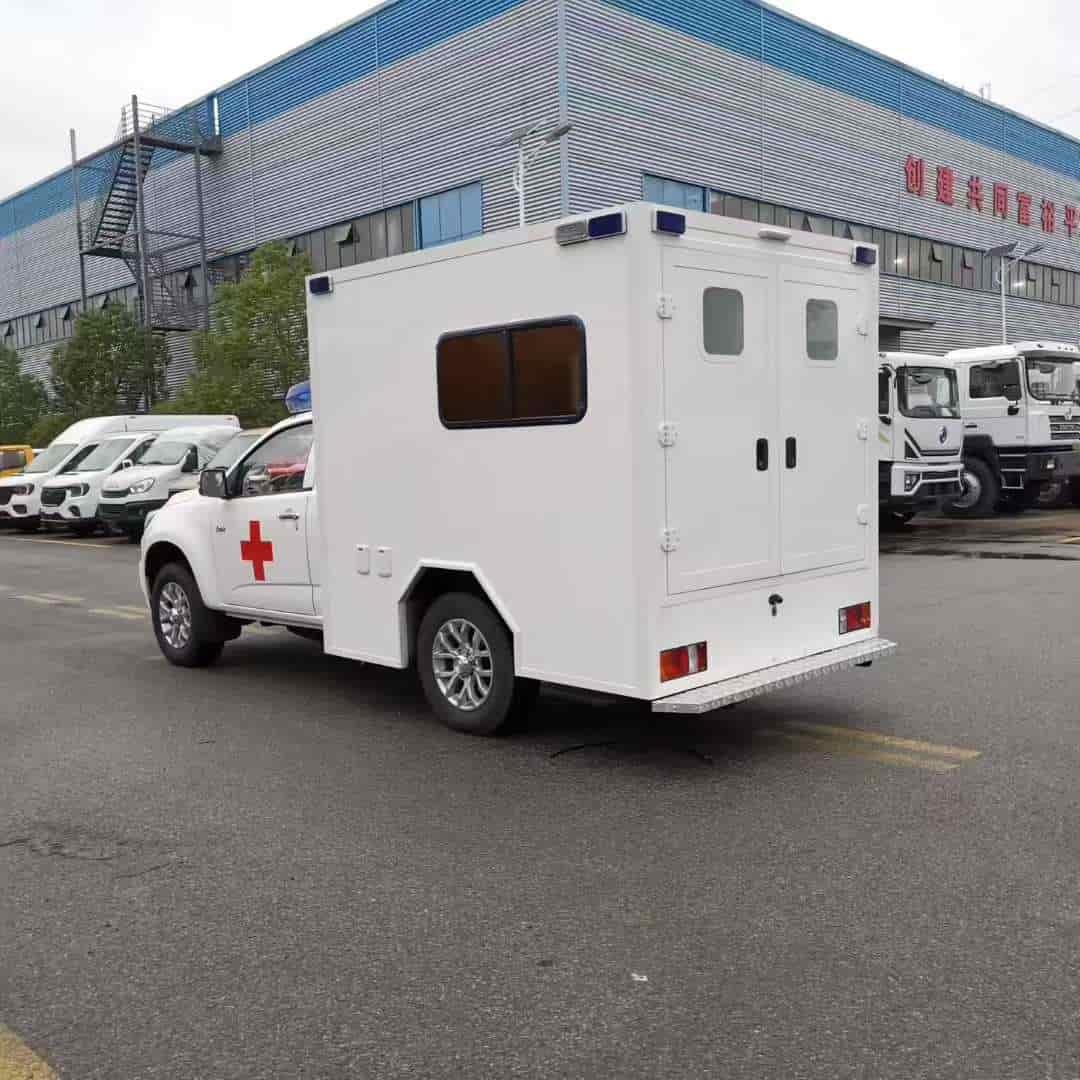 Isuzu pickup truck mobile ambulance