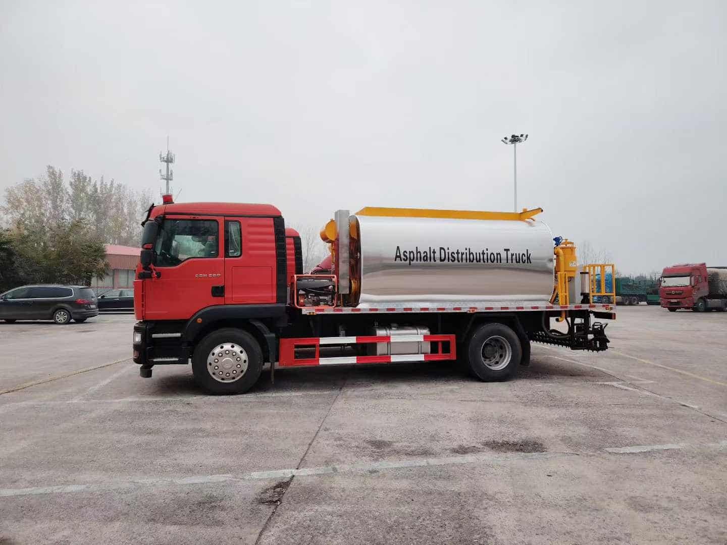 Sinotruk Shandeka 10 cubic meter intelligent asphalt distributor truck