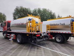 Sinotruk Shandeka 10 cubic meter intelligent asphalt distributor truck