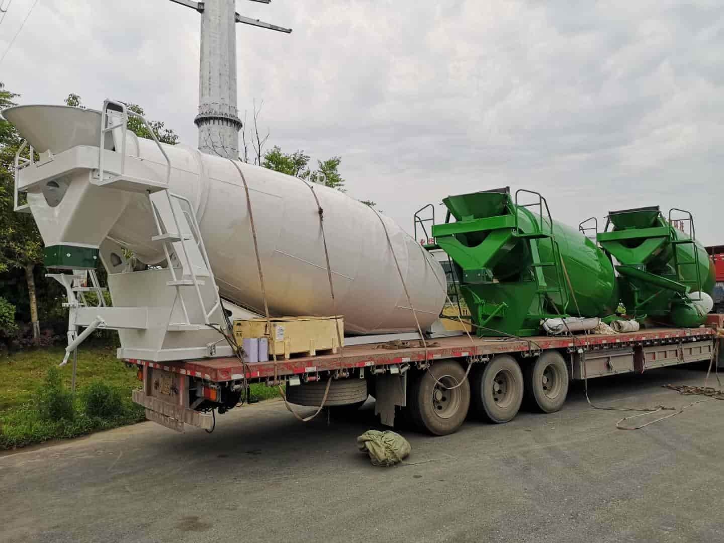 Concrete mixer truck loading and dispatch