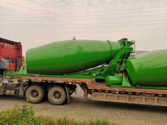 Concrete mixer truck loading and dispatch