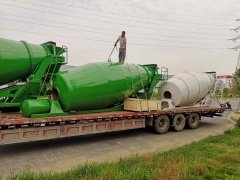 Concrete mixer truck loading and dispatch