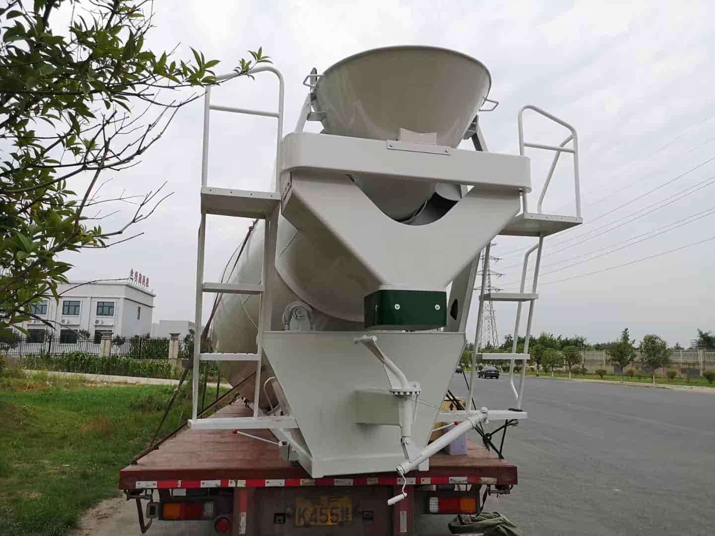 Concrete mixer truck loading and dispatch