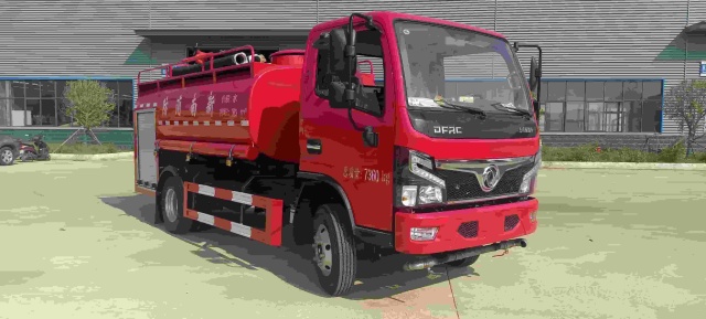 Dongfeng Dolica 5-ton fire sprinkler truck