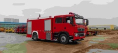 Sinotruk Howo 8-ton foam fire truck