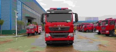 Sinotruk Howo 8-ton foam fire truck