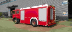 Dongfeng Dolica 6-ton water tanker fire truck