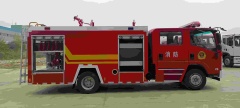 Isuzu 3.5-ton water tanker fire truck