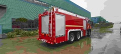Sinotruk Howo 12-ton water tanker fire truck