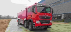Sinotruk Howo 25-ton water tanker fire truck
