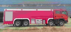 Sinotruk Howo 25-ton water tanker fire truck