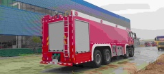 Sinotruk Howo 25-ton water tanker fire truck
