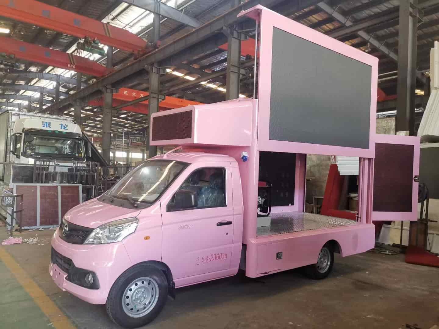 Foton Xiangling V1 gasoline promotional vehicle, pink series