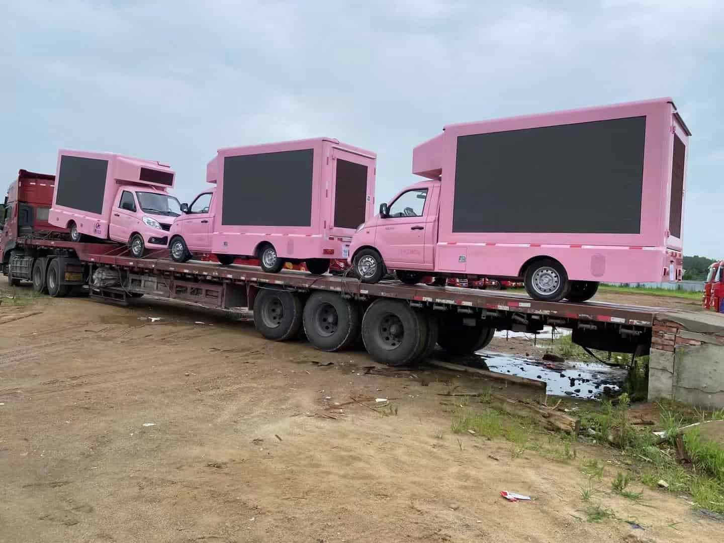 Foton Xiangling V1 gasoline promotional vehicle, pink series