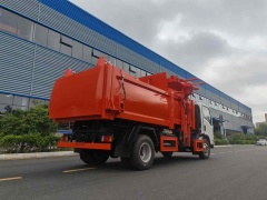 Isuzu 9 cubic meter side-loading compactor garbage truck