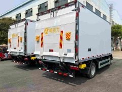 Jiefang Tiger 6G pure electric van equipped with hydraulic tailgate