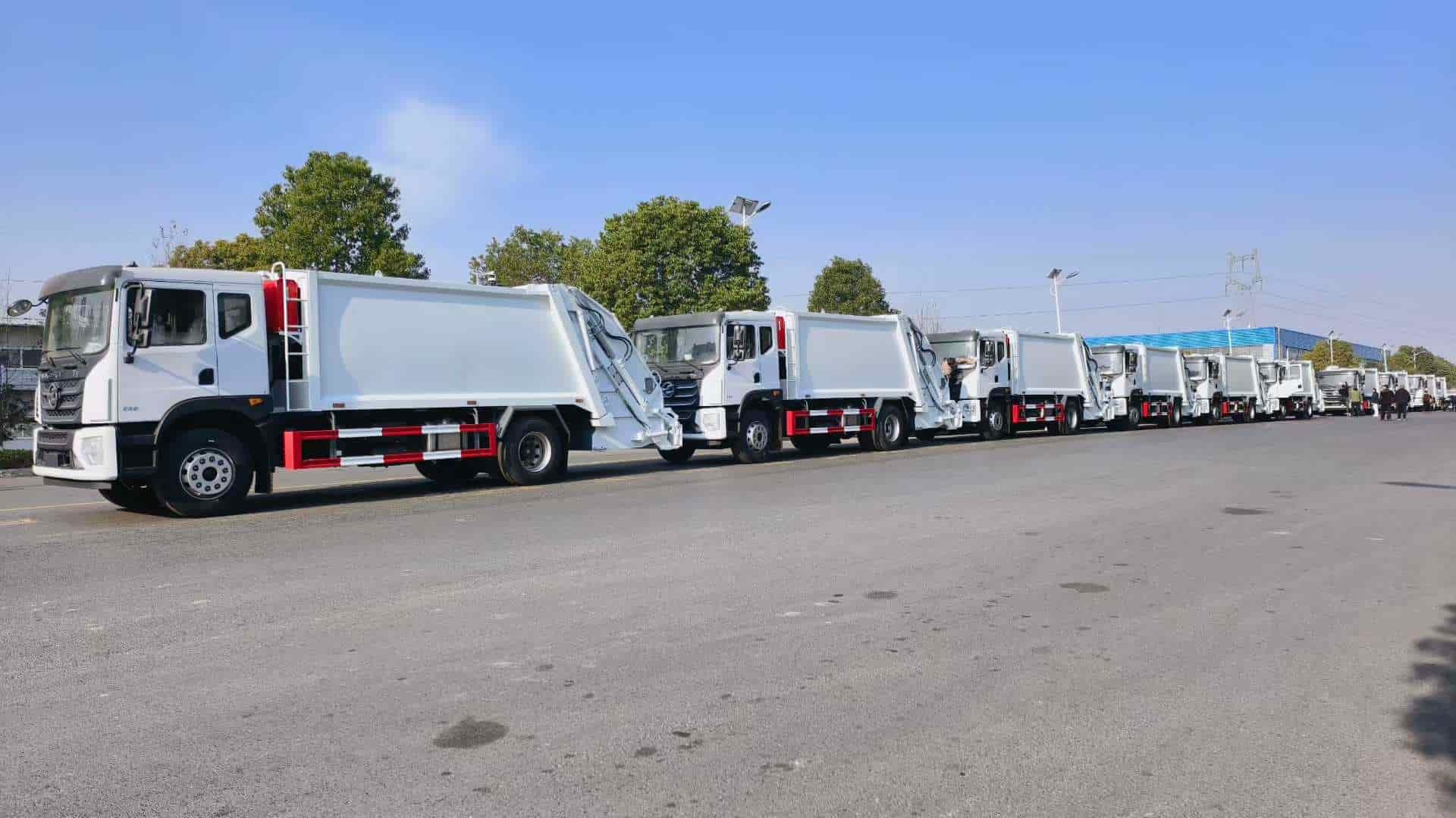 Dongfeng Huashen 14 cubic meter compressed garbage truck