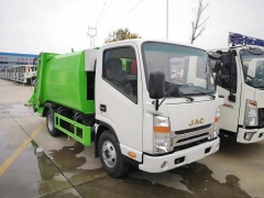 JAC 4x2 4m³ garbage compactor truck