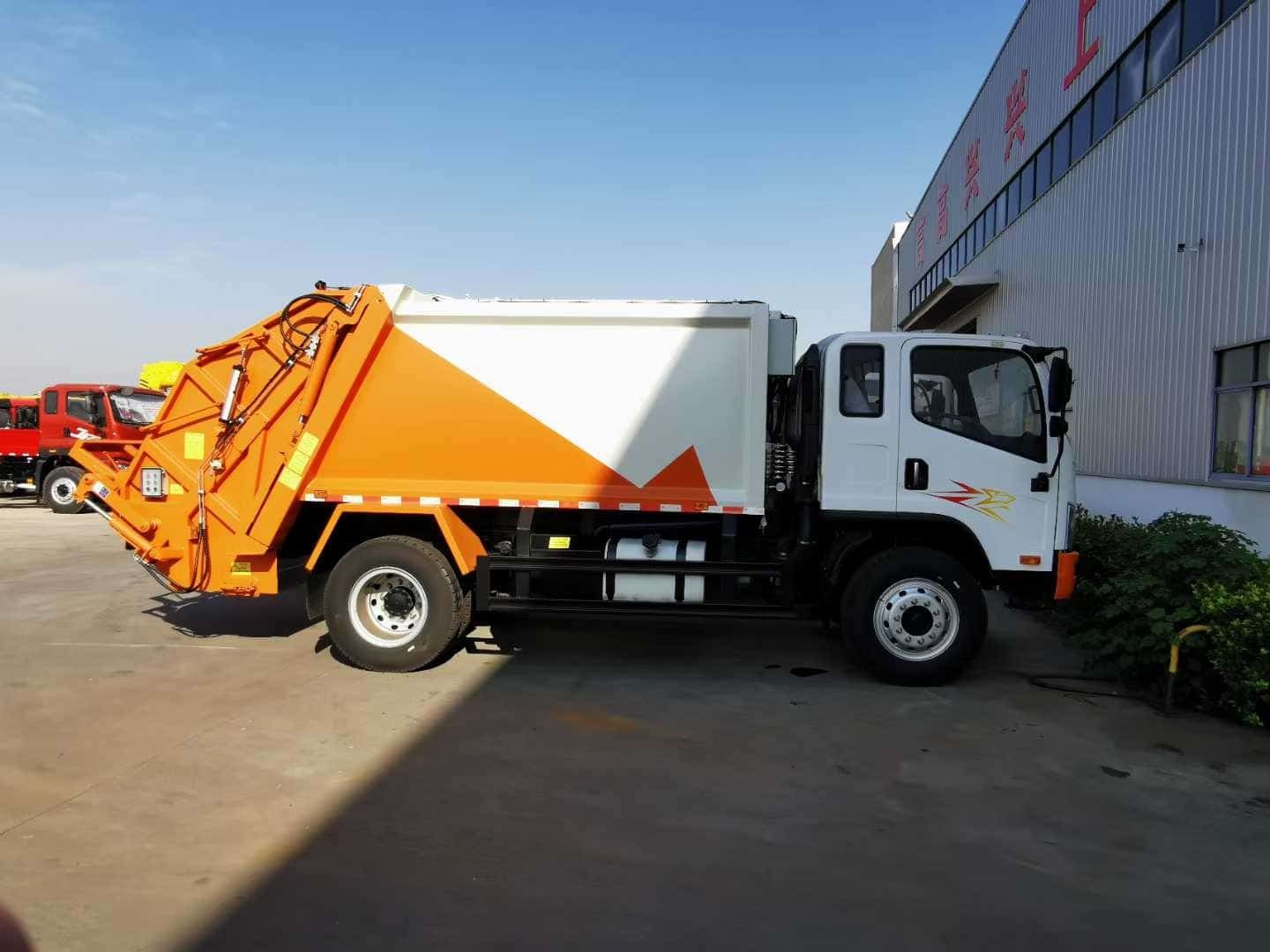 Jiefang 8 cubic meter compressed garbage truck