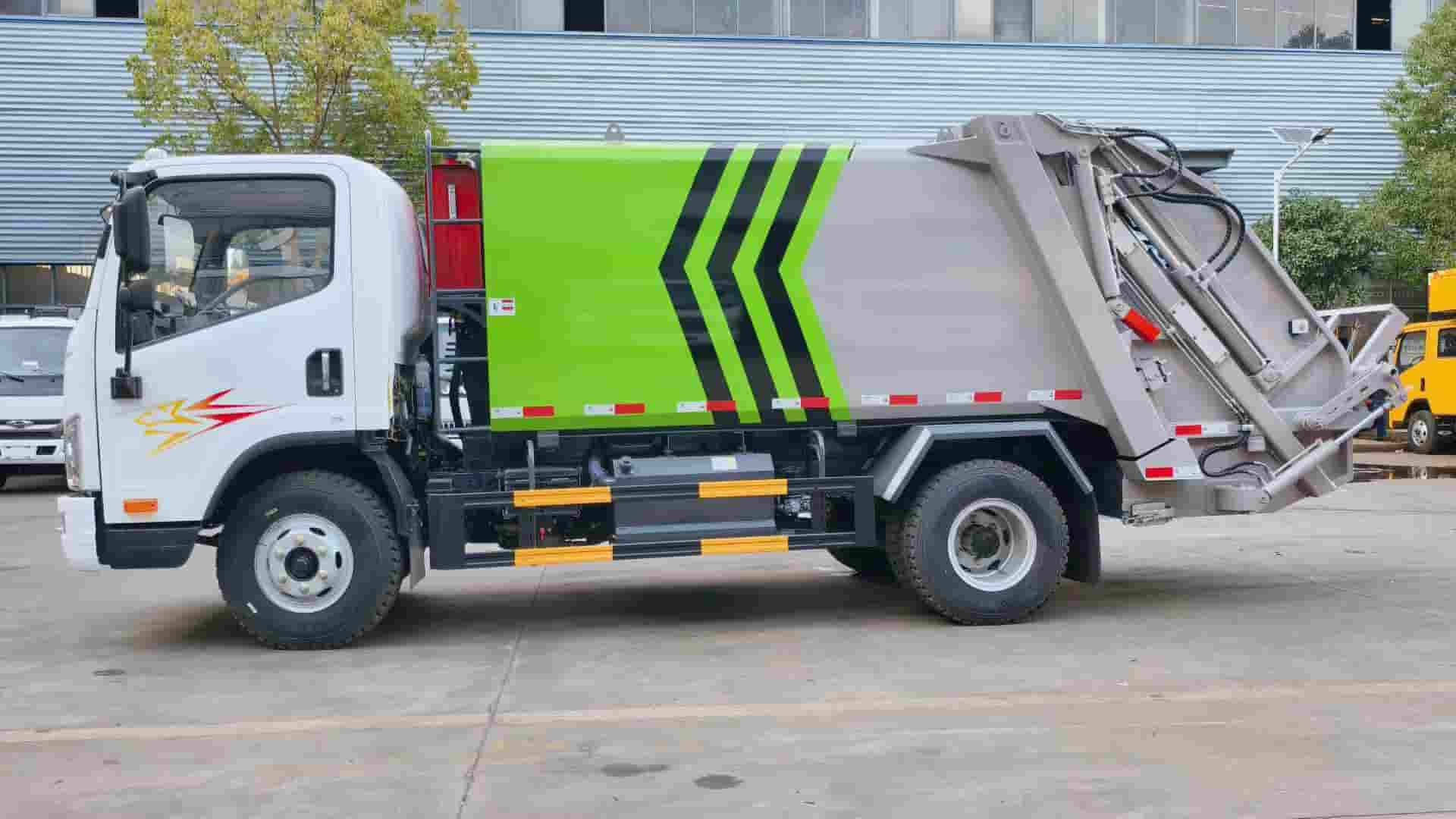 Jiefang 7 cubic meter compressed garbage truck