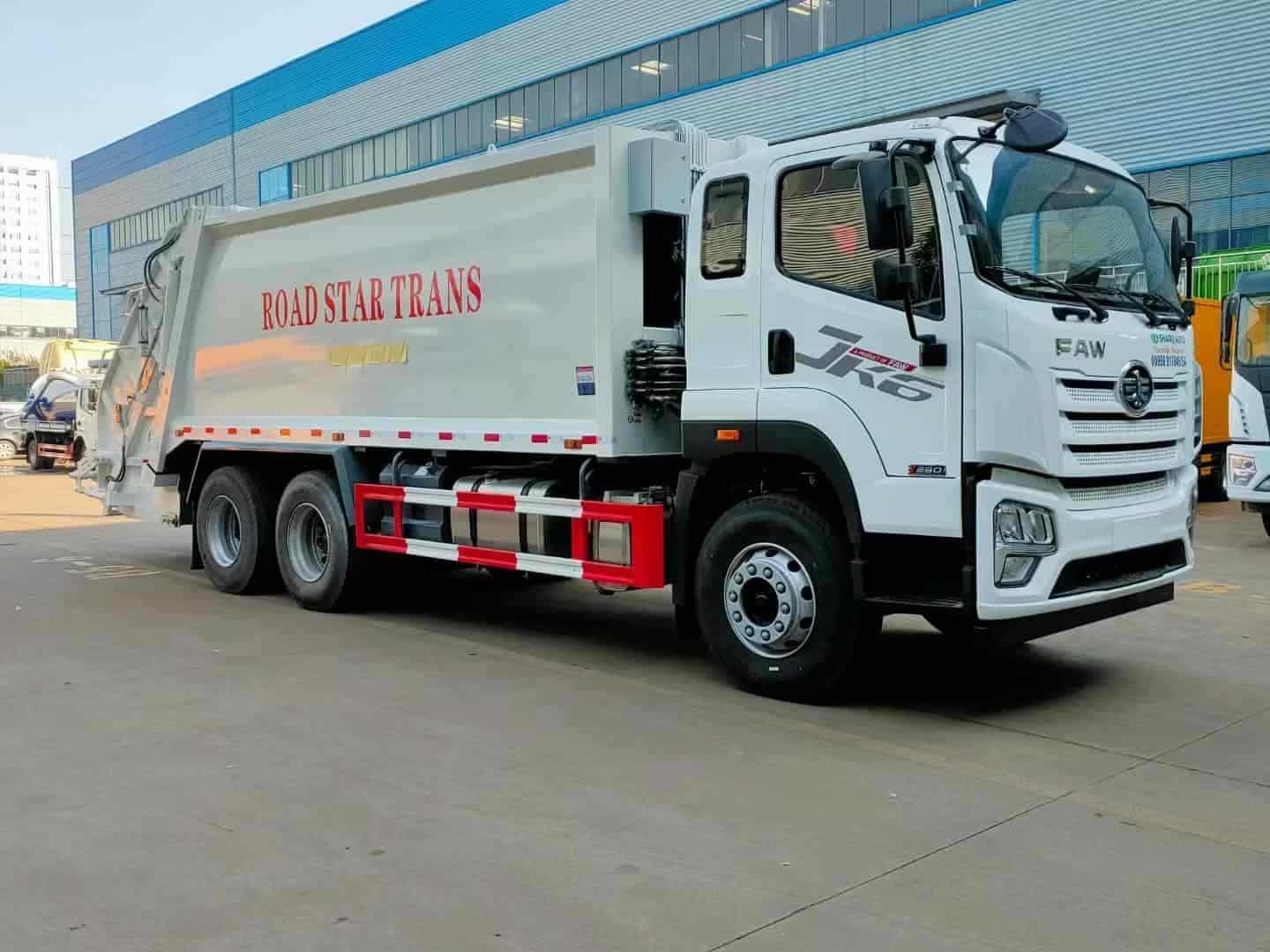 Jiefang 6×4 20 cubic meter compressed garbage truck