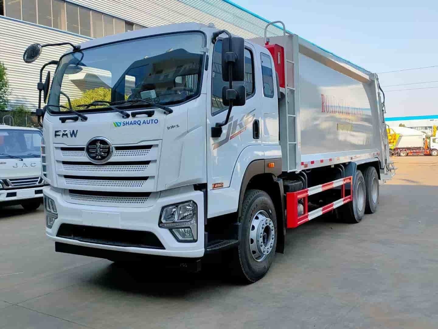Jiefang 6×4 20 cubic meter compressed garbage truck