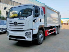 Jiefang 6×4 20 cubic meter compressed garbage truck
