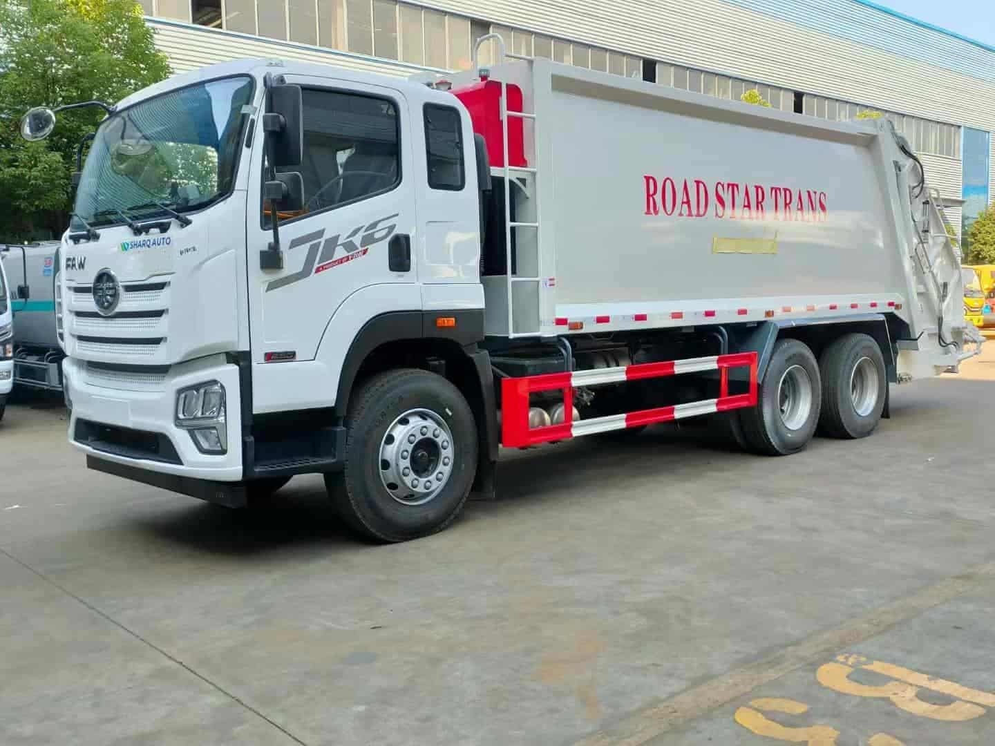 Jiefang 6×4 20 cubic meter compressed garbage truck