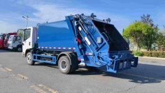 Jiefang right-hand drive 8 cubic meter compressed garbage truck