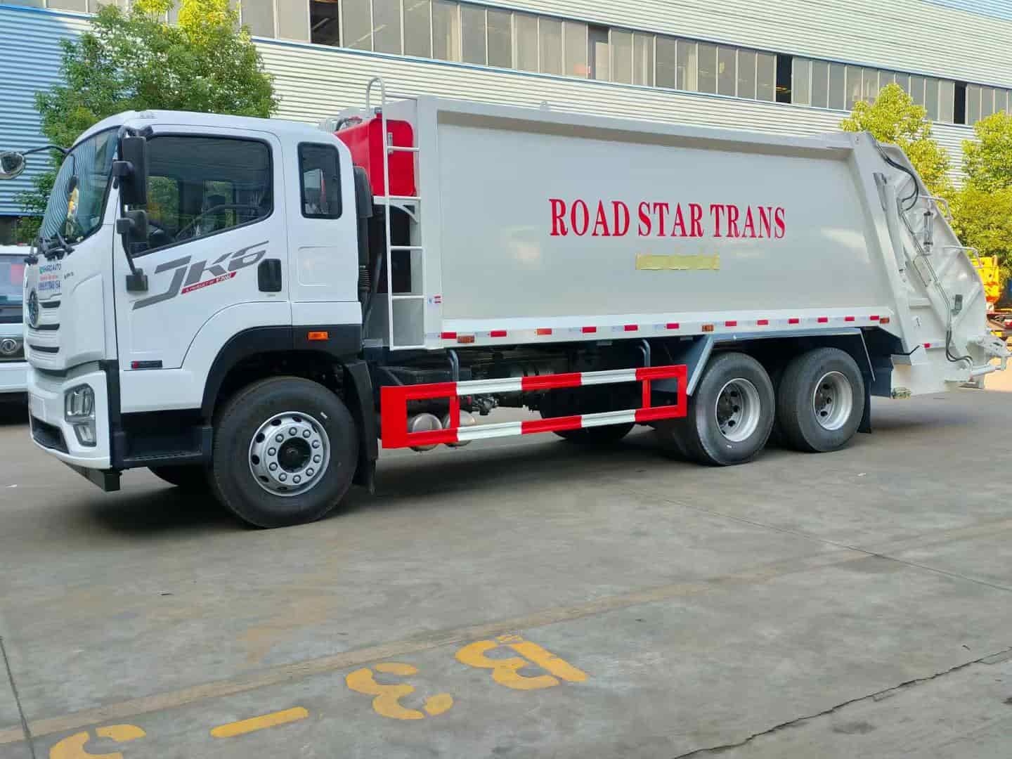 Jiefang 6×4 20 cubic meter compressed garbage truck