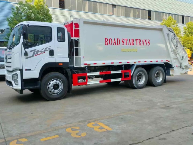 Jiefang 6×4 20 cubic meter compressed garbage truck