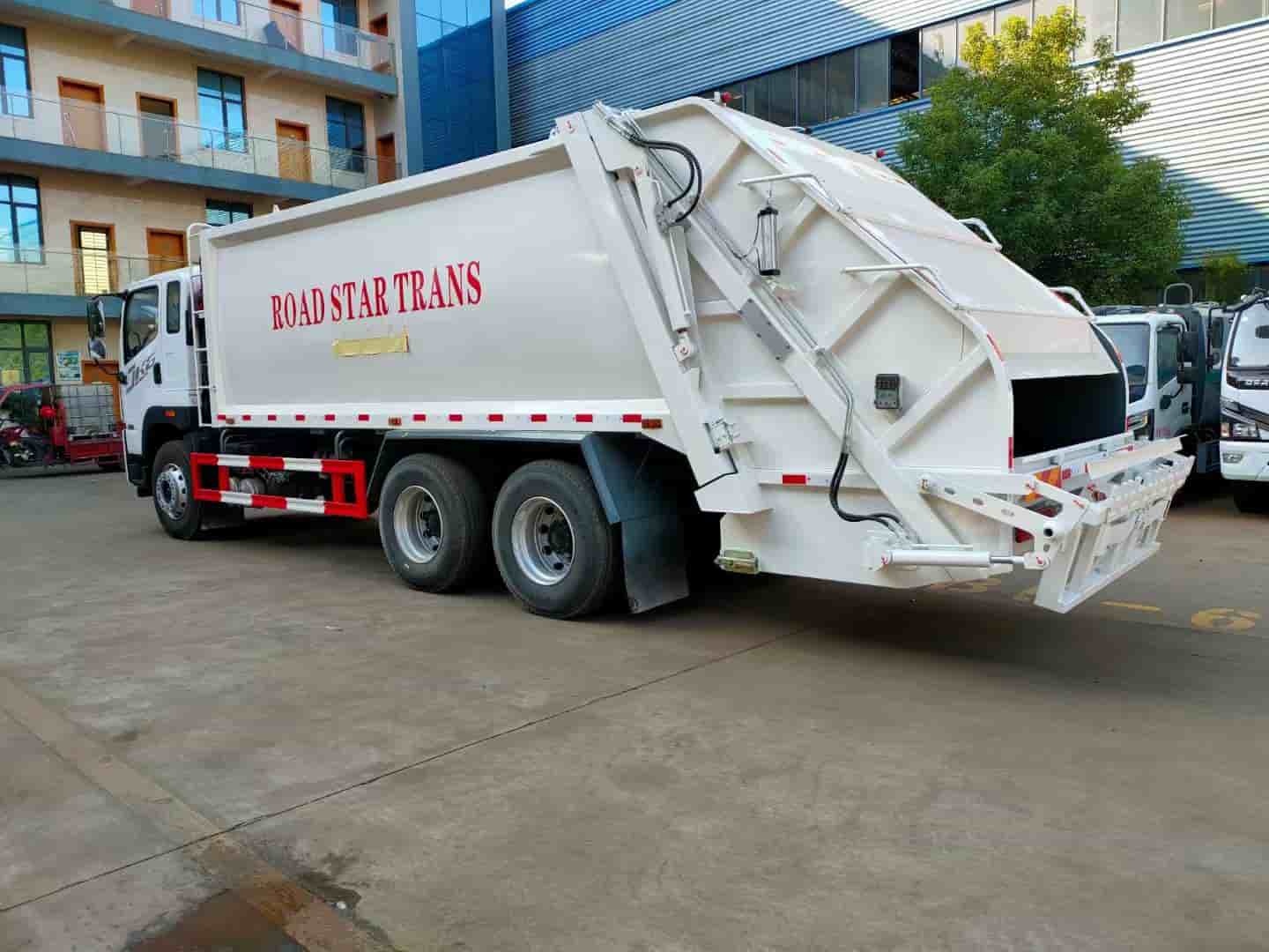 Jiefang 6×4 20 cubic meter compressed garbage truck