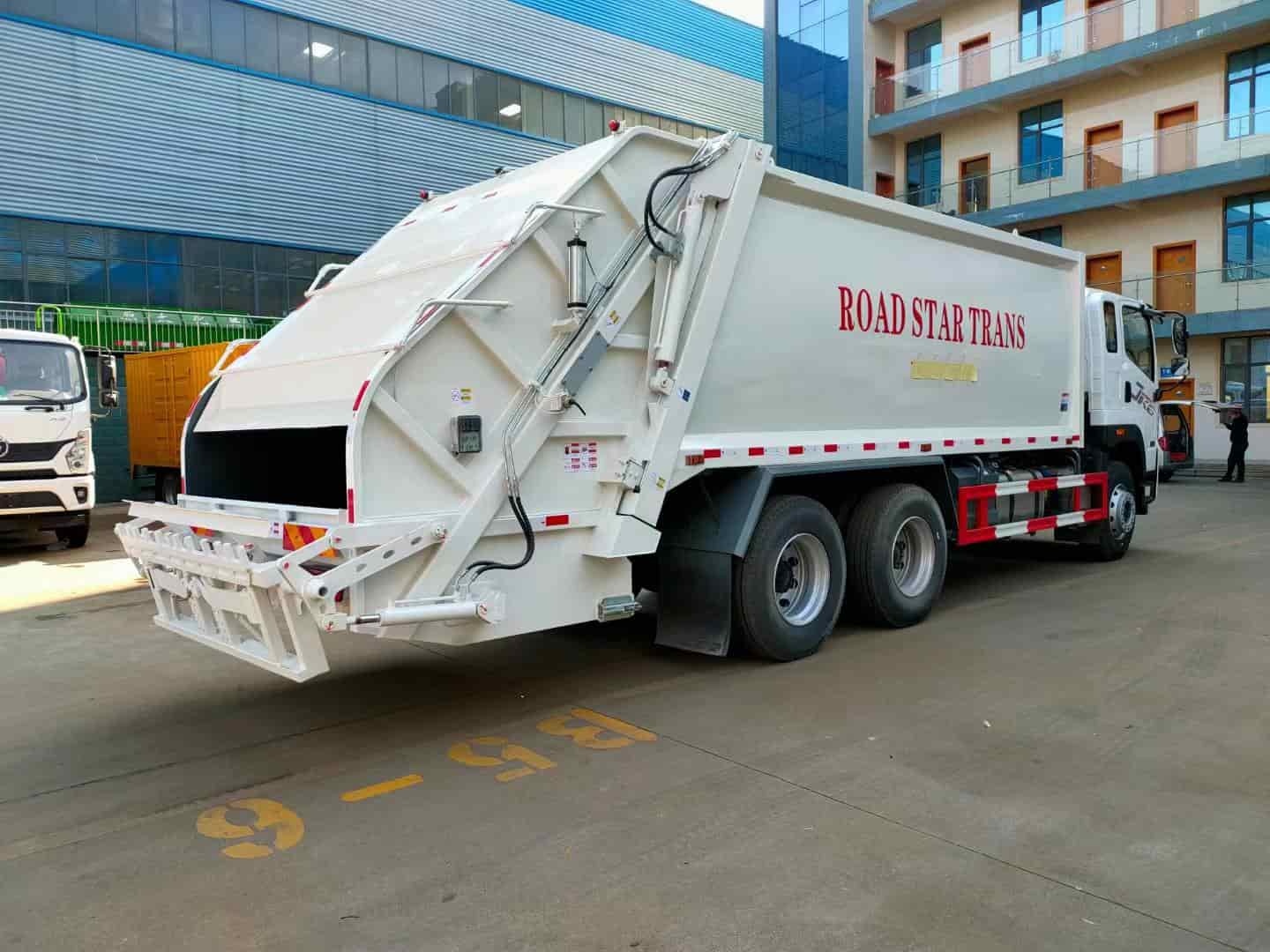 Jiefang 6×4 20 cubic meter compressed garbage truck