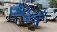 Jiefang right-hand drive 7 cubic meter compressed garbage truck