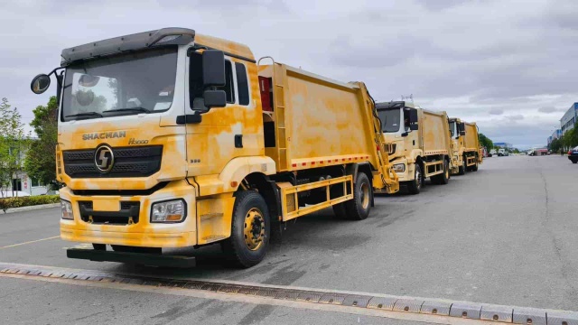 SHACMAN Delong 16 cubic meter compressed garbage truck