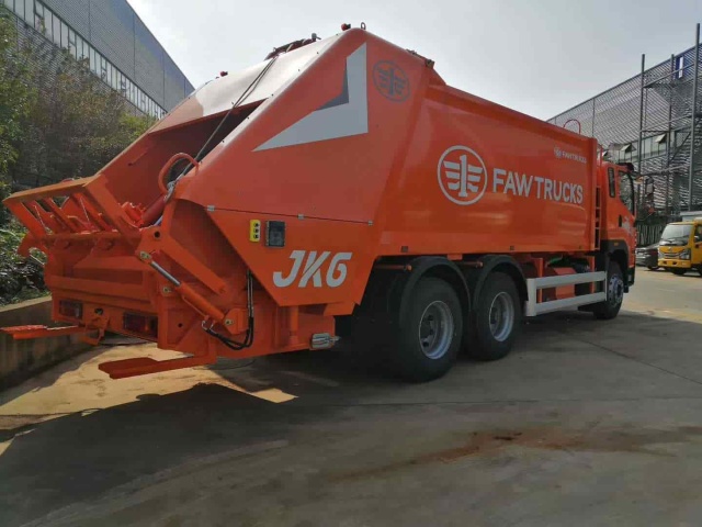 Jiefang Original 6x4 Compactor Garbage Truck