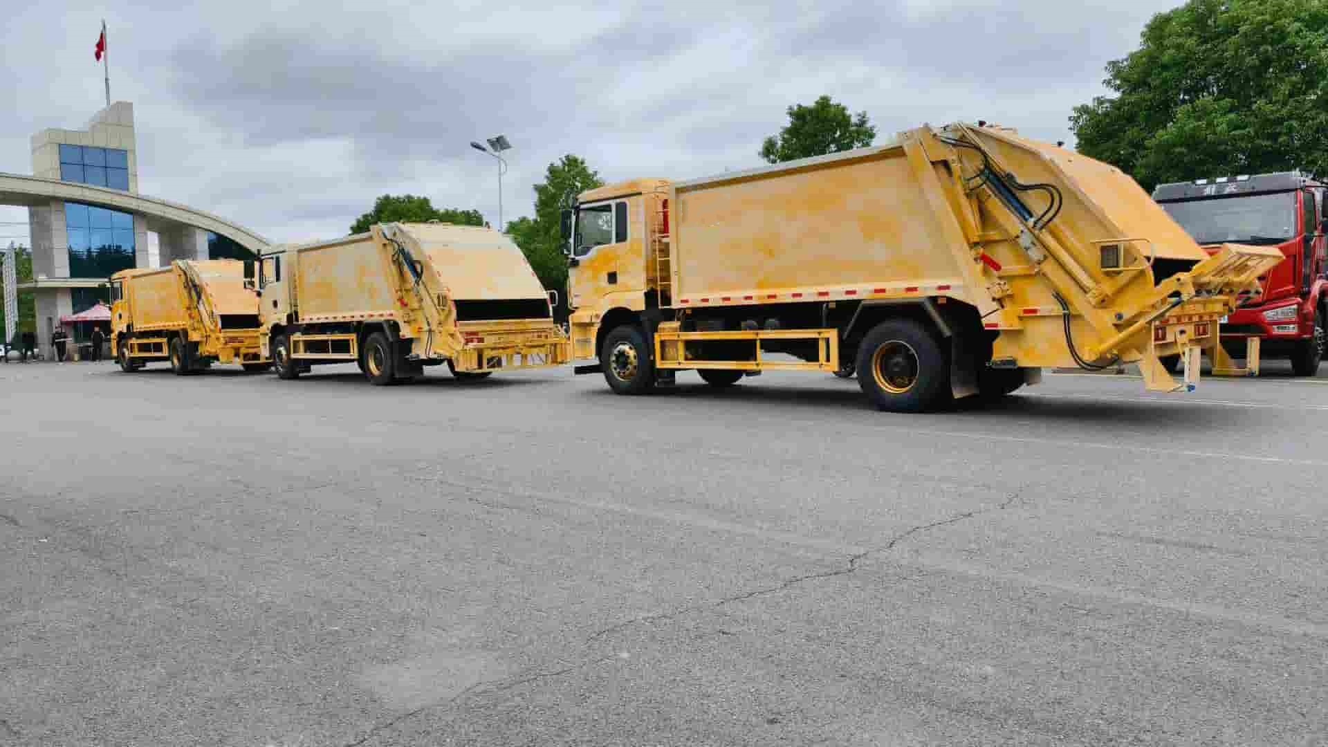 SHACMAN Delong 16 cubic meter compressed garbage truck