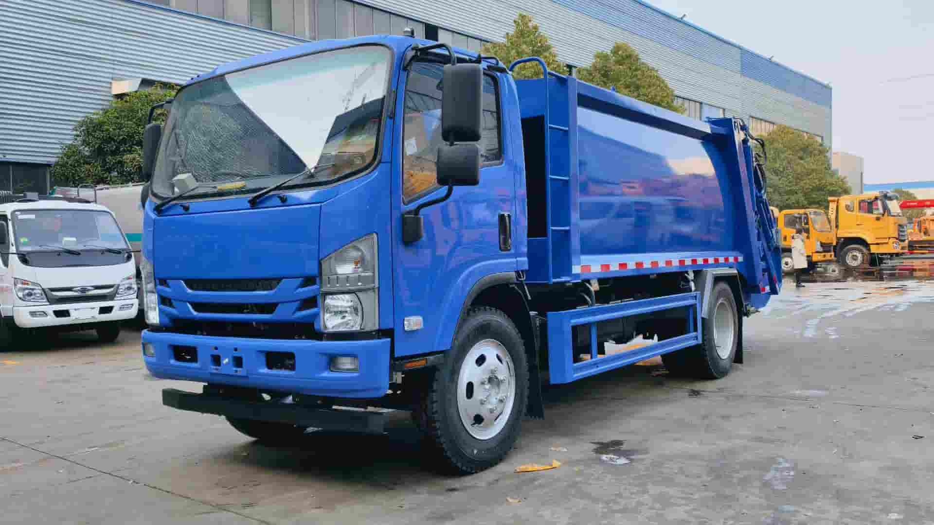 Isuzu 9 cubic meter compressed garbage truck