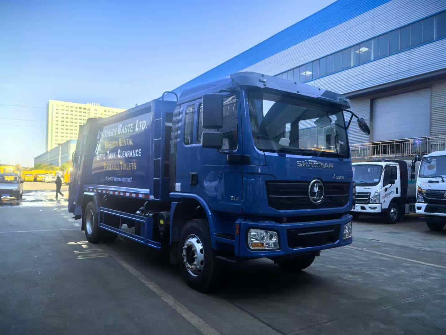SHACMAN Delong 14 cubic meter compressed garbage truck