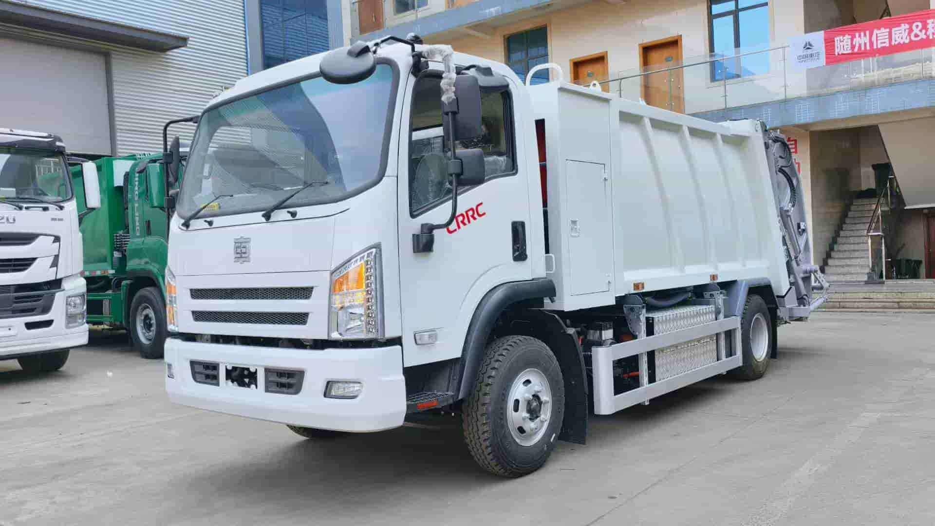 CRRC Pure Electric 8 Cubic Meter Compactor Garbage Truck