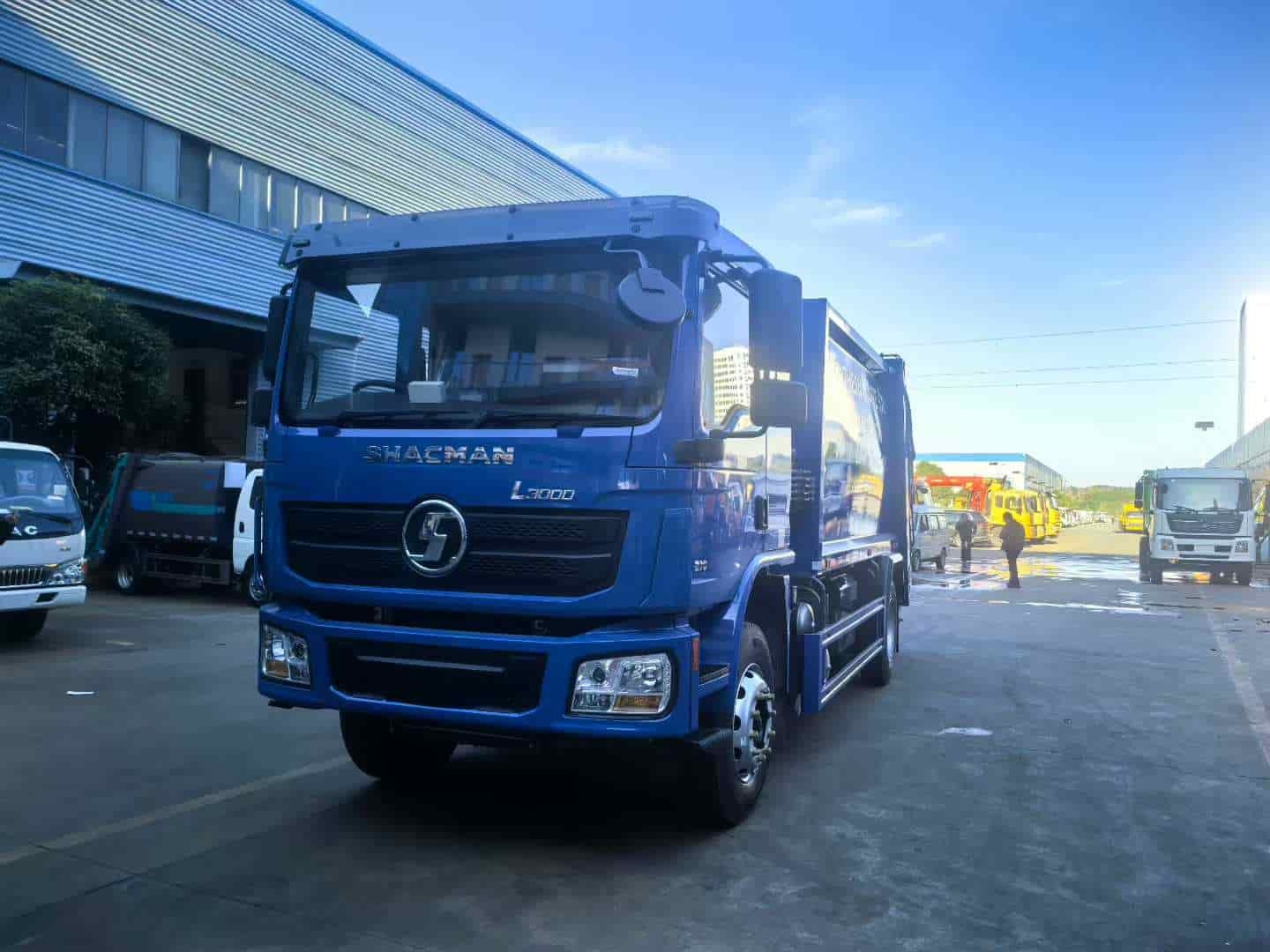 SHACMAN Delong 14 cubic meter compressed garbage truck