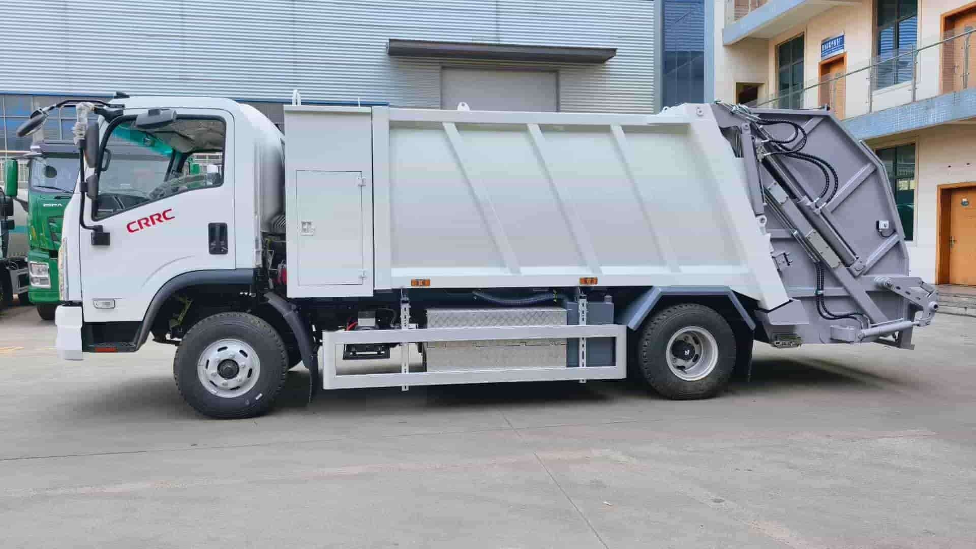 CRRC Pure Electric 8 Cubic Meter Compactor Garbage Truck