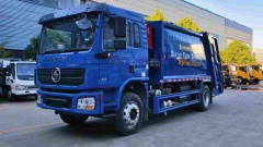 SHACMAN Delong 14 cubic meter compressed garbage truck