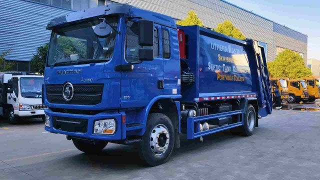 SHACMAN Delong 14 cubic meter compressed garbage truck