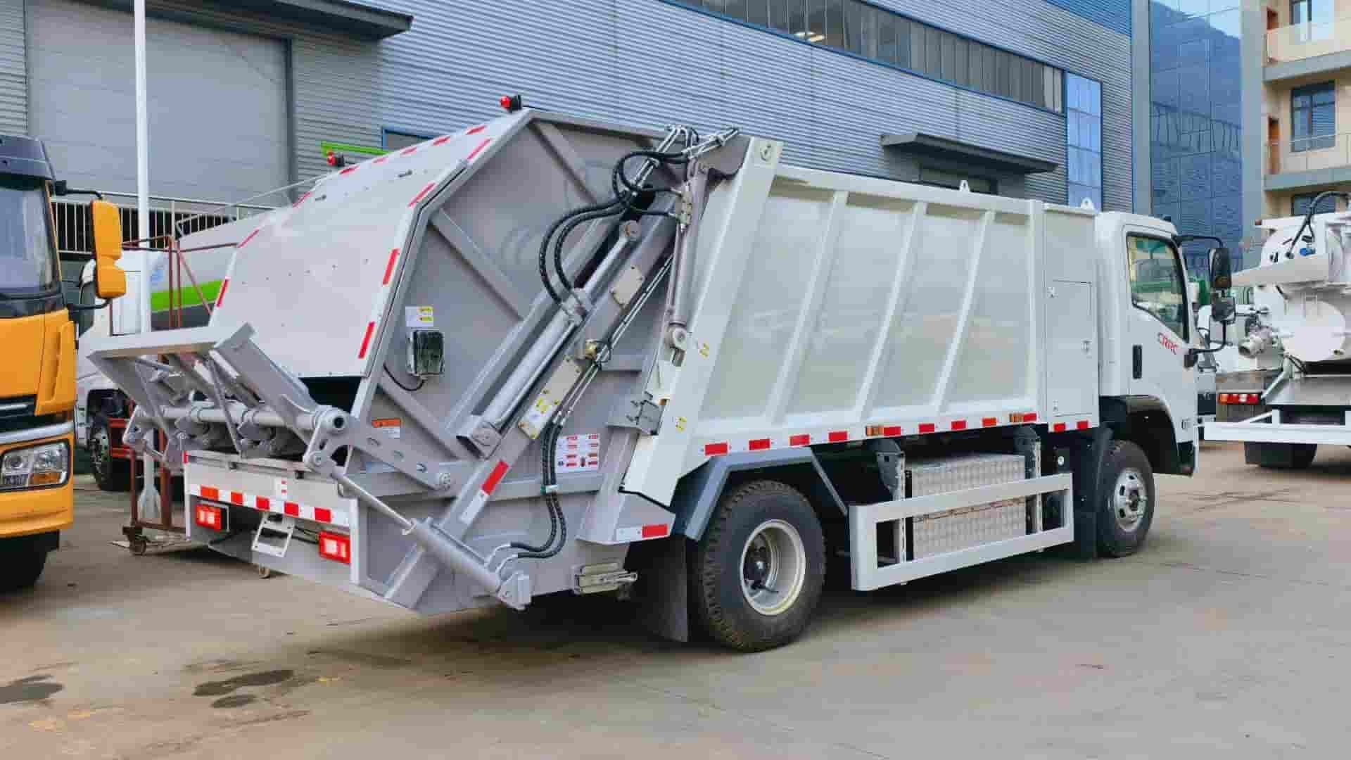 CRRC Pure Electric 8 Cubic Meter Compactor Garbage Truck