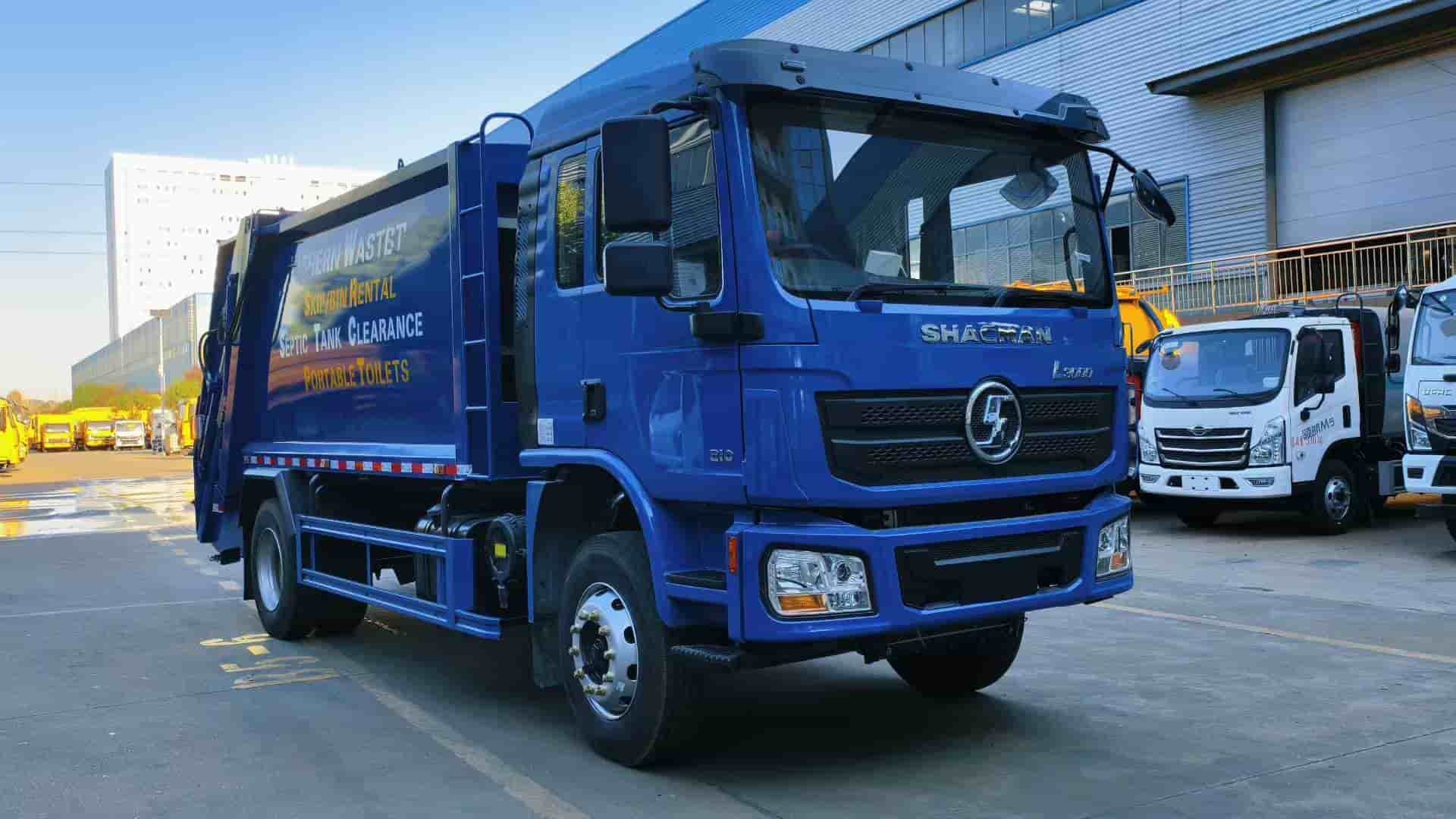 SHACMAN Delong 14 cubic meter compressed garbage truck