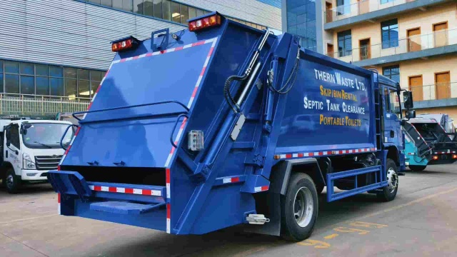 SHACMAN Delong 14 cubic meter compressed garbage truck
