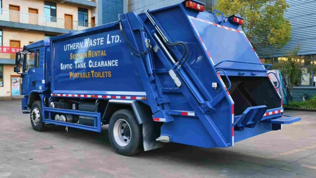 SHACMAN Delong 14 cubic meter compressed garbage truck